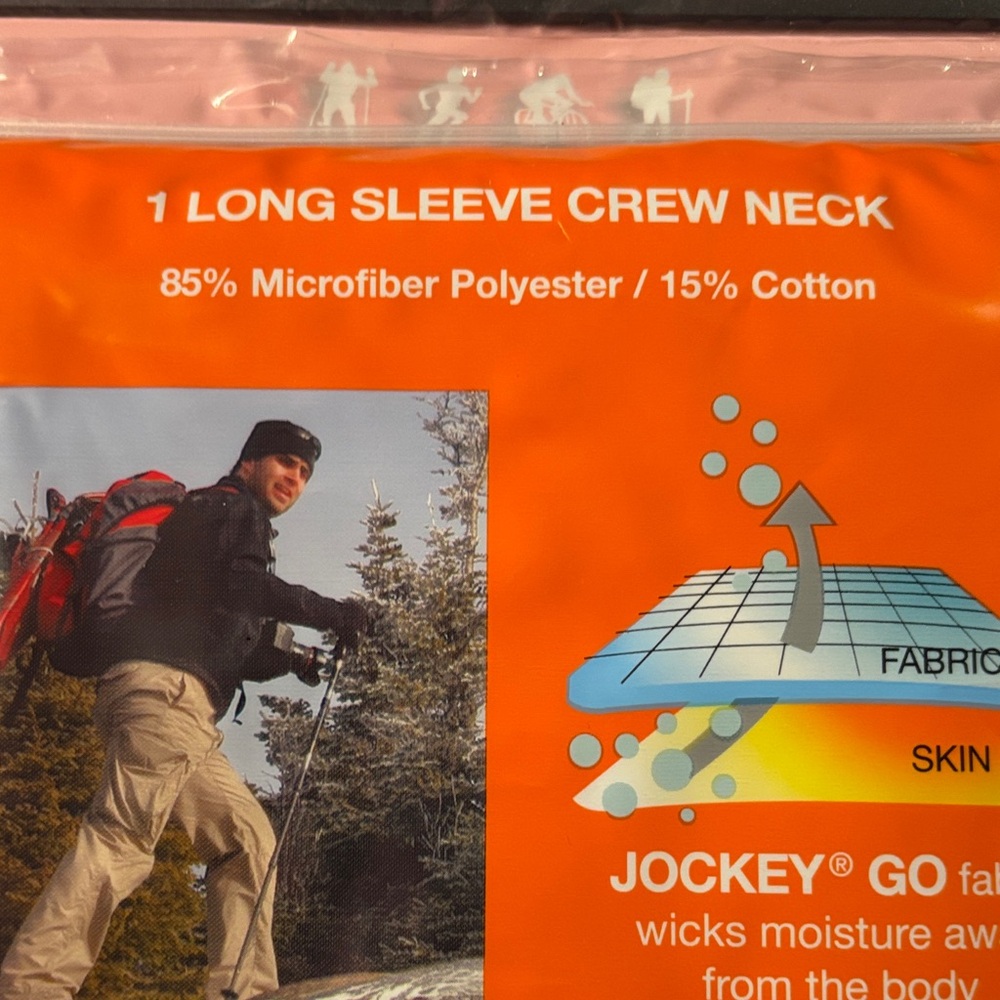Jockey Gray Performance Base Layer Thermal Shirt - Picture 4 of 7